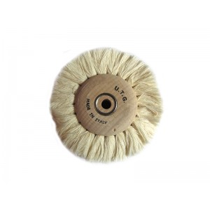 Cotton Brush, Wood Hub, 100mm