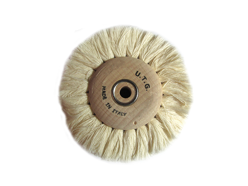 Cotton Brush, Wood Hub, 60mm