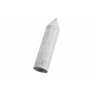 Coarse Silicon carbide Bullet 1", white