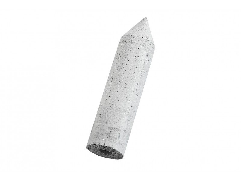 Coarse Silicon carbide Bullet 1", white