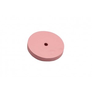 Extra fine flat edge silicon carbide wheel, 5/8", pink