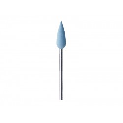 Fine Silicon Cone on Shank 2.38mm, blue