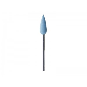 Fine Silicon Cone on Shank 2.38mm, blue