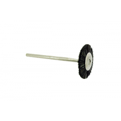 Extra Soft Bristle Wheel Brush 19mm on shank 2.34mm