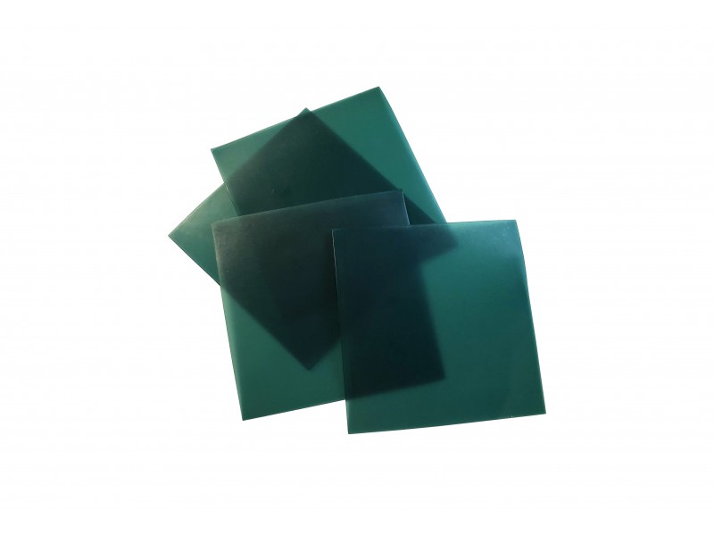 SHEET WAX - FIRM/GREEN    4" X 4"   GAUGE 22 (0.64mm)  