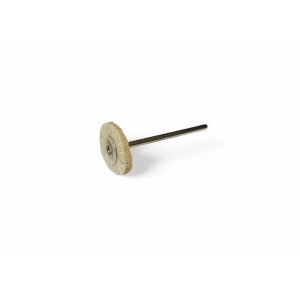 soft mounted white wide polishing brush