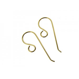 Gold Filled Ear Wires with the loop 4.5mm