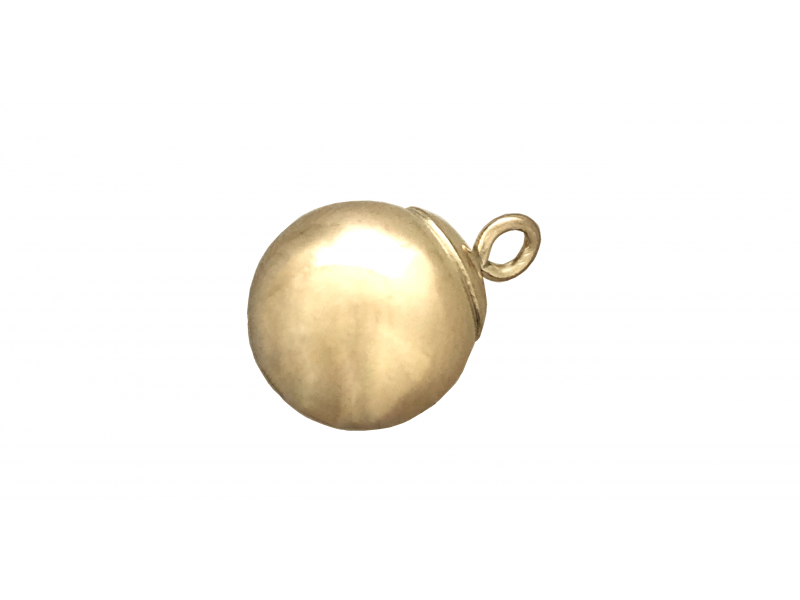 Gold Filled Ball with Ring, 8mm