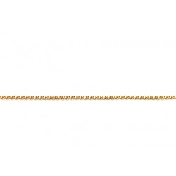 Gold Filled very Fine Trace Chain, 1.5 mm wide, 0.3 mm wire