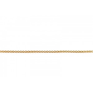 Gold Filled very Fine Trace Chain, 1.5 mm wide, 0.3 mm wire