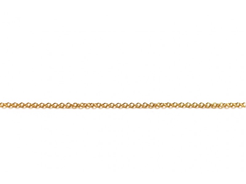 Gold Filled very Fine Trace Chain, 1.5 mm wide, 0.3 mm wire