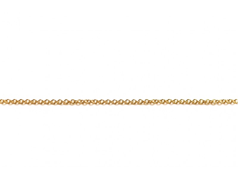 Gold Filled very Fine Trace Chain, 1.5 mm wide, 0.3 mm wire
