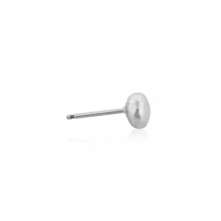 Sterling Silver 925 Flat Ball Stud - 6mm