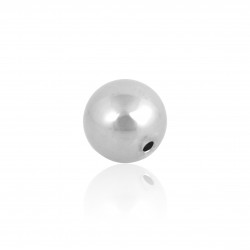 Sterling Silver 925 Round Bead 5mm 1 hole