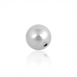 Silver 925 1 Hole Bead - 5mm