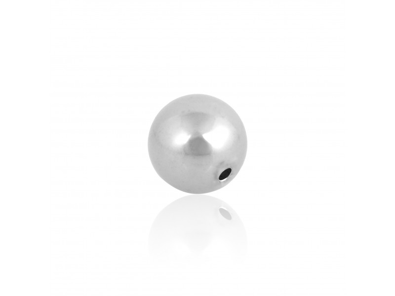Silver 925 1 Hole Bead - 5mm
