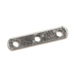 Sterling Silver 925 4 hole Separator Bar, 4mm spaces