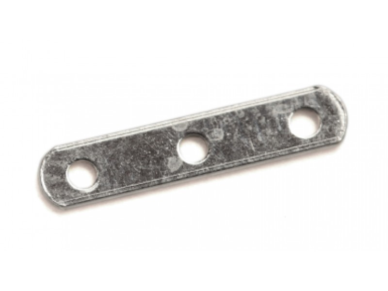 Sterling Silver 925 6 hole Separator Bar, 5mm spaces 