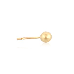 GOLD FILLED BALL STUD EARRING, 4mm 