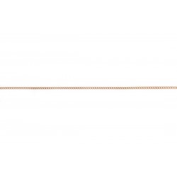 Rose Gold Filled Very Fine Curb Chain - 0.5mm