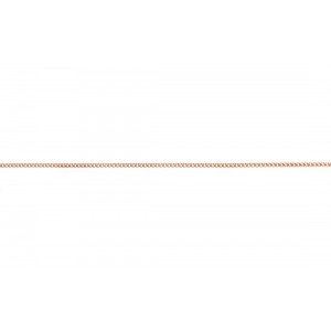 Rose Gold Filled Very Fine Curb Chain - 0.5mm