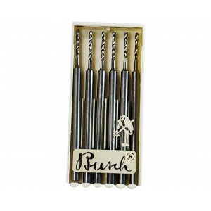 BUSCH TWIST DRILL,  SIZES 1.1MM, (2.34mm SHANK) 