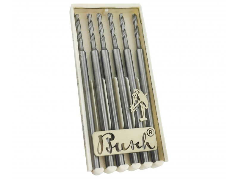 BUSCH TWIST DRILL, SIZES 1.6MM, (2.34mm SHANK)   