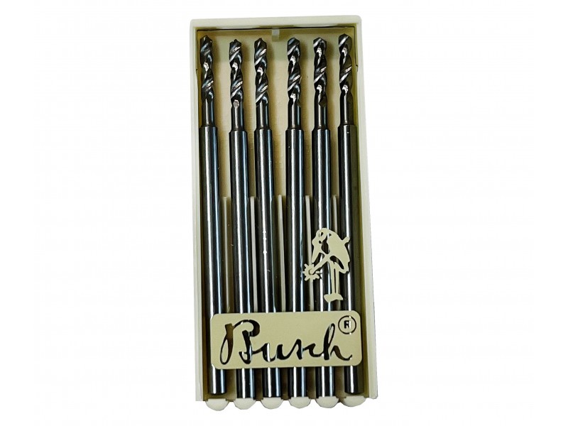 BUSCH TWIST DRILL,  SIZES 1.9MM, (2.34mm SHANK)   