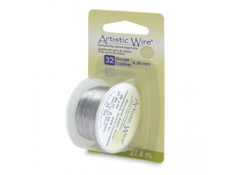 Artistic Wire - Stainless Steel - 0.20mm x 27.4mtrs