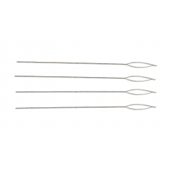 Collapsible Eye Needles, Fine - 2.5 Inches - Set of 4