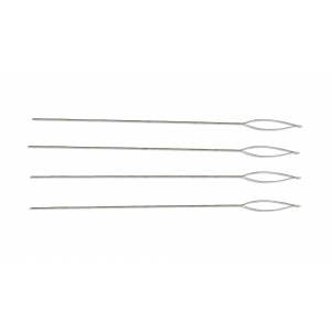 Collapsible Eye Needles, Fine - 2.5 Inches - Set of 4