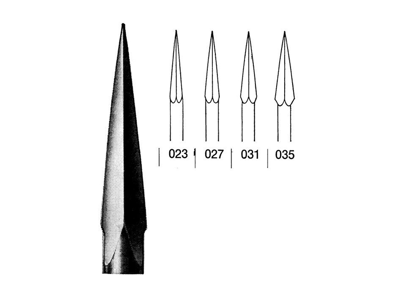 Threesquare Wax Bur 2.3mm