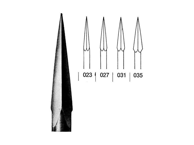 Threesquare Wax Bur 2.7mm