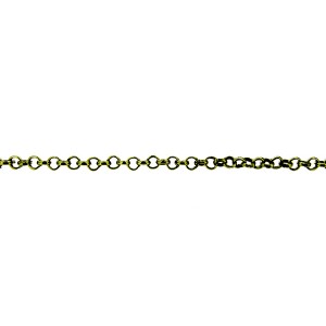 Brass Round Trace Chain - 3mm + E Coating