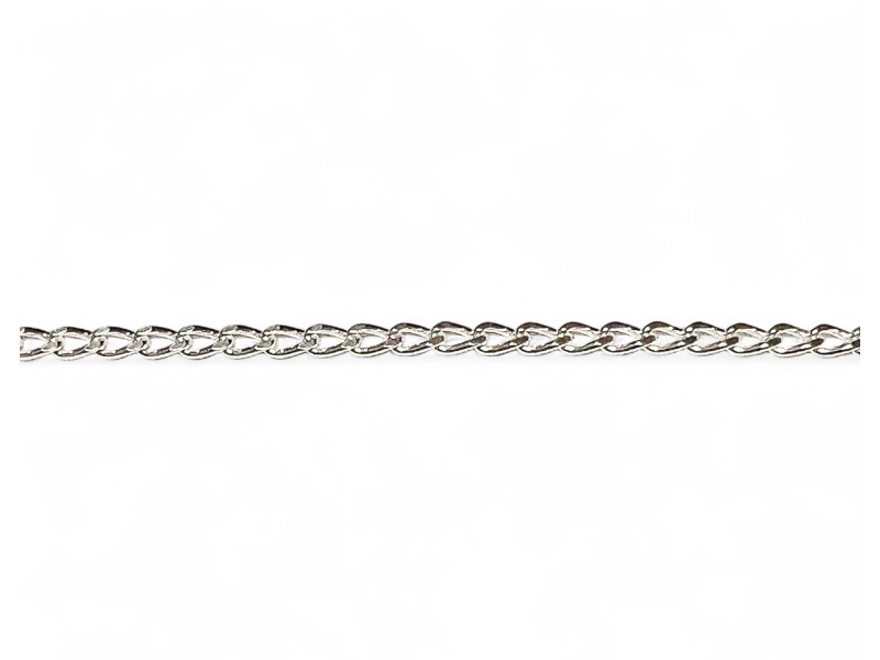 Diamond curb chain 2.1mm