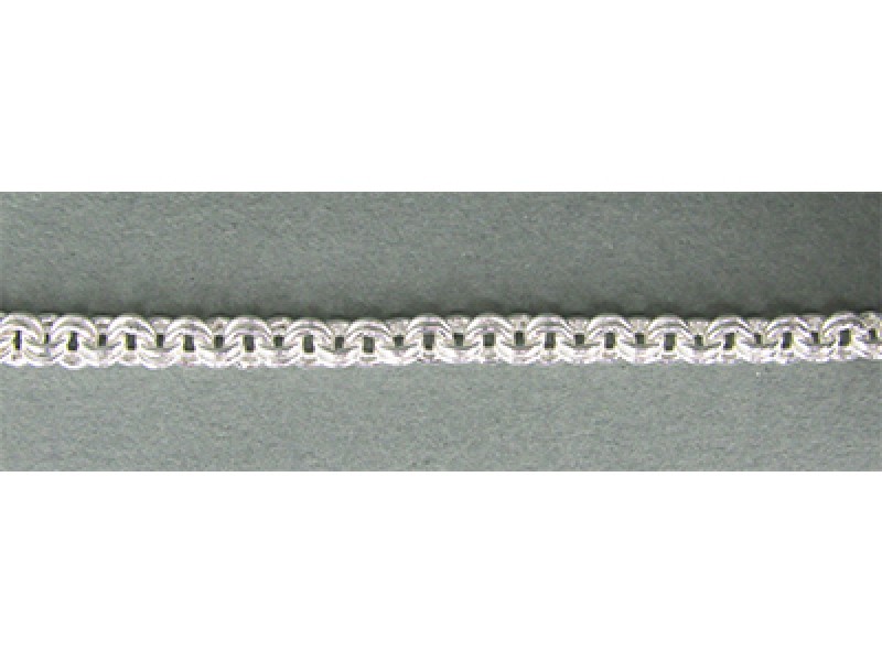 Sterling Silver 925 Twin Trace Chain, links 3mm (68)
