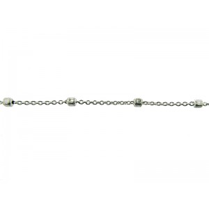 Sterling Silver 925 Fancy Satellite Chain, 1.45mm (48)