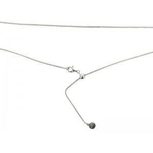 Ready Made Sterling Silver 925 Adjustable Box Chain with Slider Beads - 1.2mm / Max 22"