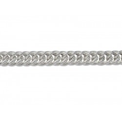 Sterling Silver 925 Hollow Tight Curb Chain - 6.0mm (81)