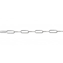SILVER 925 CABLE CHAIN 11.3 X 4.3 MM (1MM ROUND WIRE) (25)