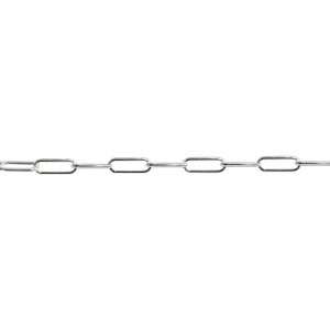 SILVER 925 CABLE CHAIN 11.3 X 4.3 MM (1MM ROUND WIRE) (25)