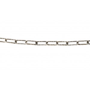 S925 DIAMOND CUT CABLE CHAIN 11.3 X 4.3 MM (1MM ROUND WIRE)  