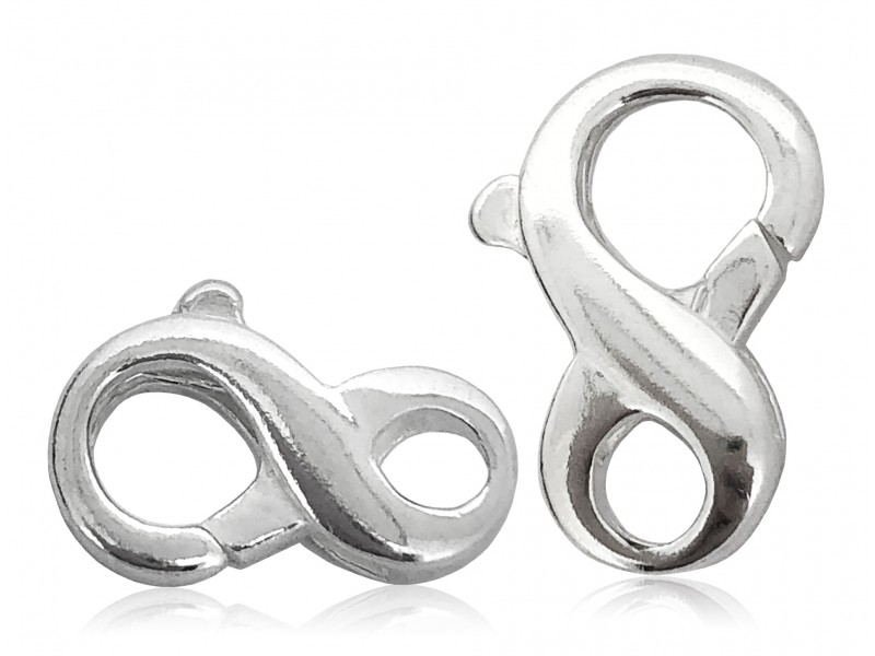 SILVER 925 FIGURE OF 8 CLASP 