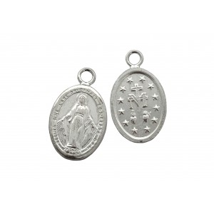 STERLING SILVER 925 OUR LADY MARY PENDANT WITH RING