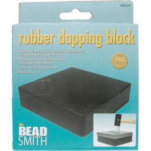 THE BEADSMITH Rubber Dapping Bench Block
