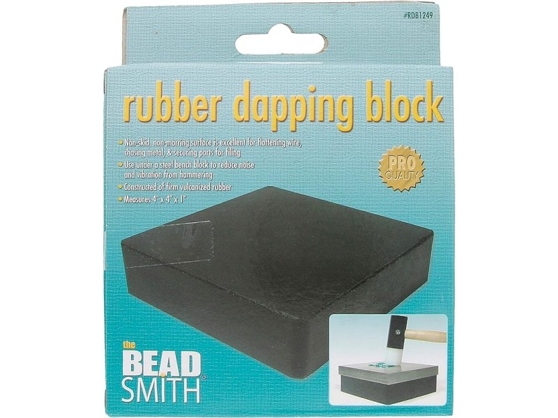 THE BEADSMITH Rubber Dapping Bench Block