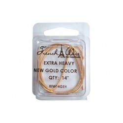 FRENCH WIRE GOLD EXTRA HEAVY 1.8MM