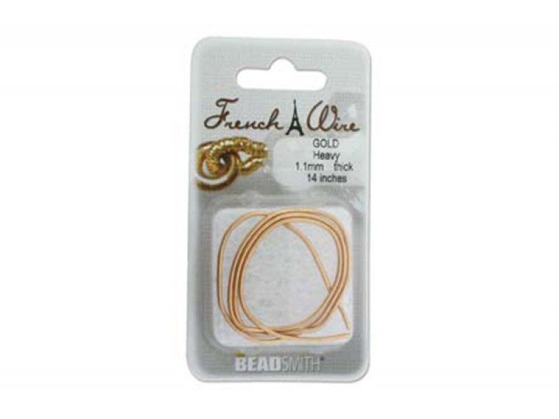 FRENCH WIRE GOLD HEAVY 1.1MM