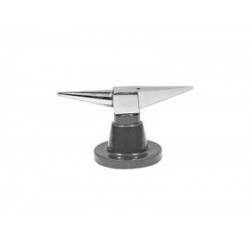 Double Horn Anvil with Round Base 2 3/4'' x 4 3/8''