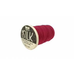 SILK SPOOL MAROON SIZE F (0.35MM) 140 YD  